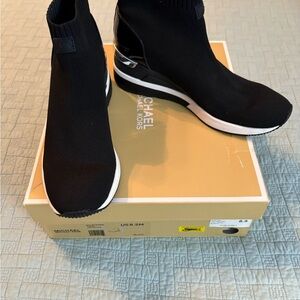 Michael Kors Black and White Women's Sneakers